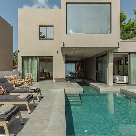 In Zakynthos With Sea Views & Pool Villa *